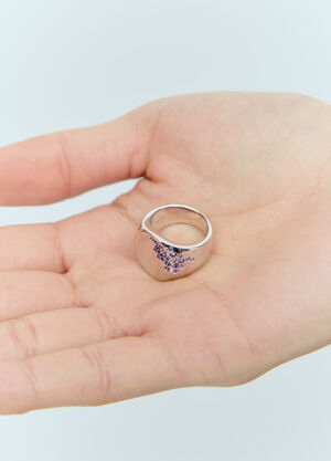 Marc Jacobs Oval Molecule Ring Silver mcj0255004