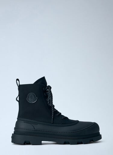 LN-CC® - Moncler: Vera Sheal Ankle Boots - Black Moncler Vera Sheal Ankle Boots Black mon0265112