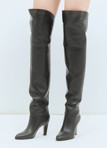 Chloé 이브 하이 부츠 블랙 chl0258017