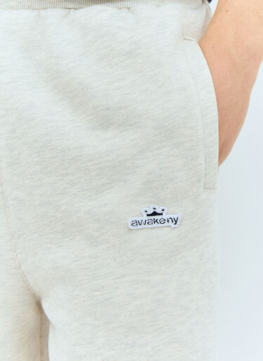 Awake NY Crown Logo Track Pants Grey awk0159011