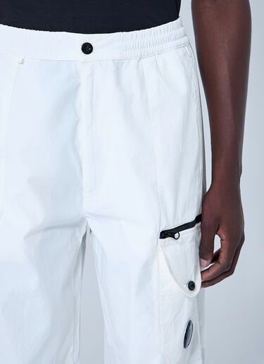 C.P. Company Microreps Cargo Pants White pco0159008