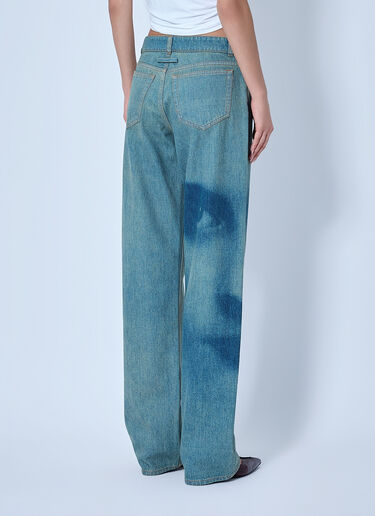 LN-CC® - Jean Paul Gaultier: Wide-Leg Denim Trousers - Blue Jean Paul Gaultier Wide-Leg Denim Trousers Blue jpg0266017