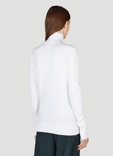 Bottega Veneta Techno Skin Lightweight Sweater White bov0249087