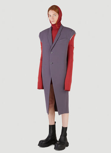 Rick Owens 점보 [태틀린] 코트 퍼플 ric0245001