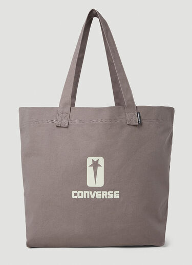 Rick Owens DRKSHDW x Converse Logo Print Tote Bag Brown dsc0352003