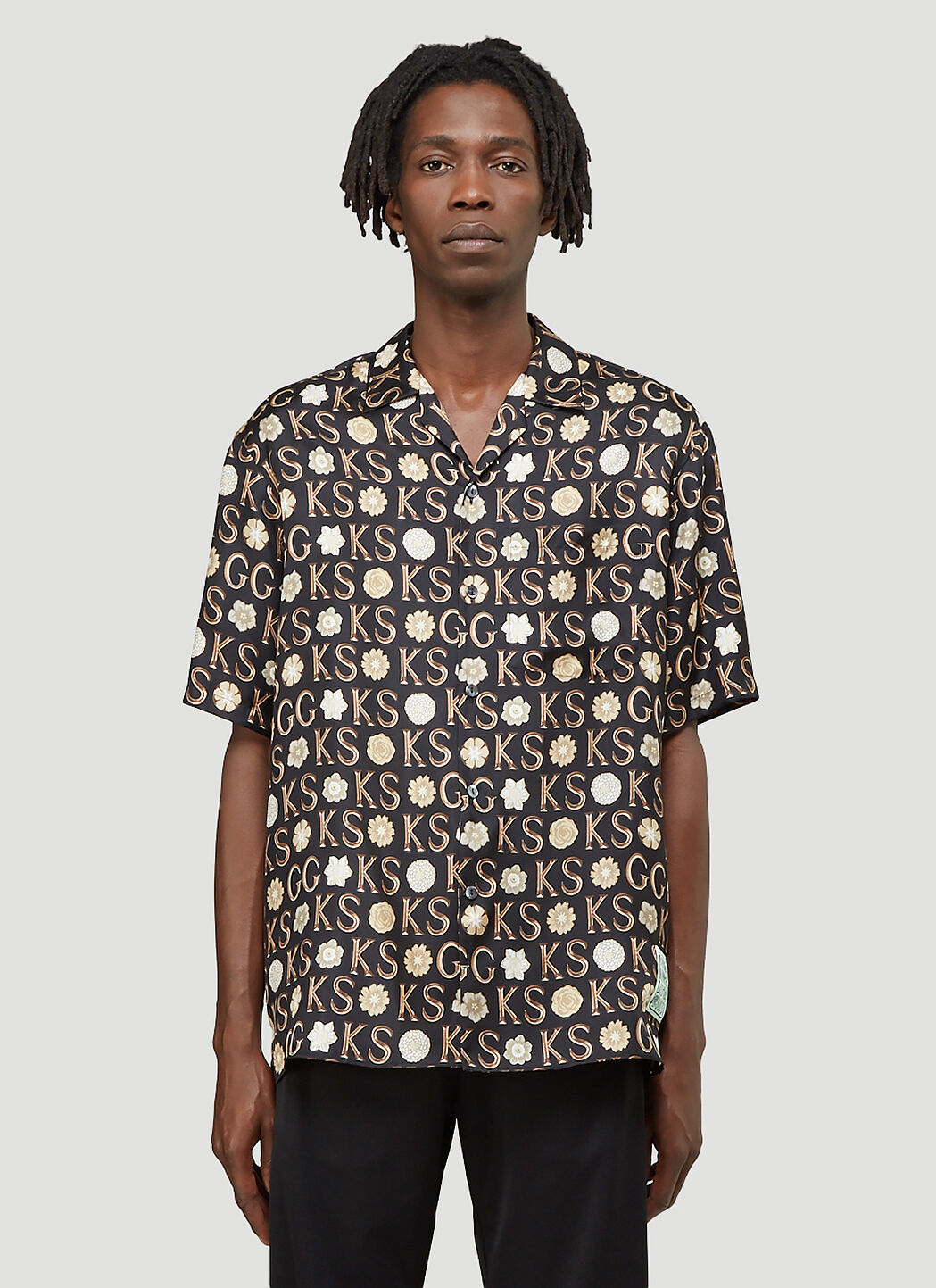Gucci X Ken Scott Bowling Shirt in Black LN CC