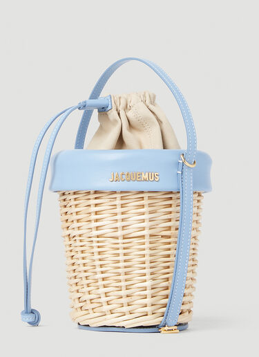 Jacquemus Le Panier Seau Handbag Blue jac0251083
