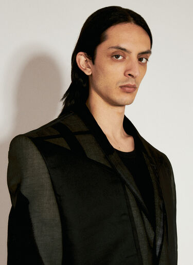 Rick Owens Lido Tatlin Coat Black ric0156001