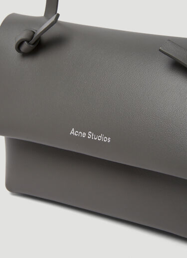 Acne Studios Knot Strap Small Shoulder Bag Dark Grey acn0150092