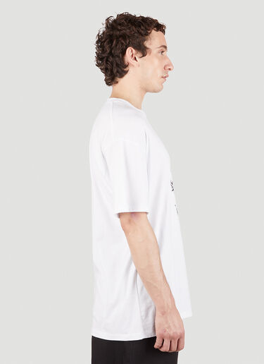 Raf Simons Graphic Print T-Shirt White raf0151001