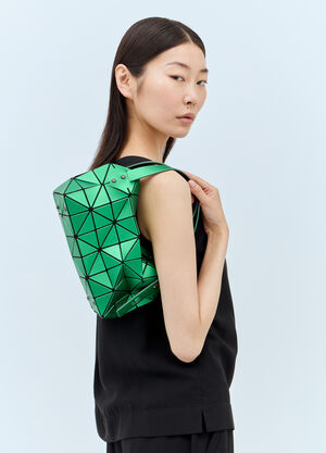 Bao Bao Issey Miyake Small Boston Handbag Green bao0257004