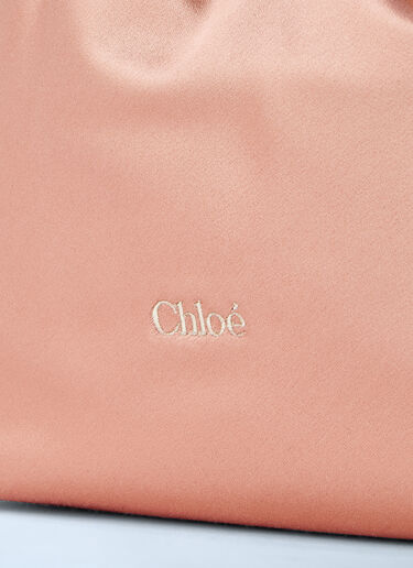 Chloé Drawstring Chain Icons Handle Bag Pink chl0264050
