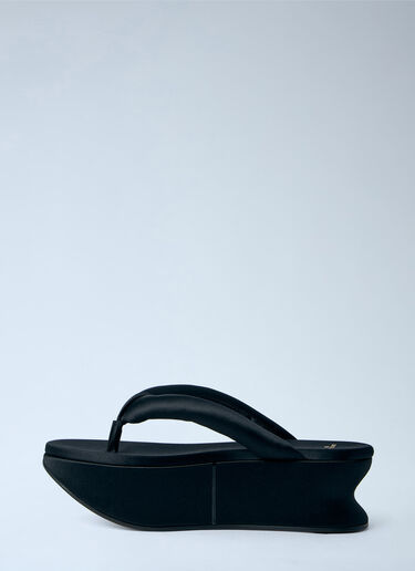 Balenciaga Gaeta Thong Sandals Black bal0264024