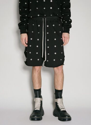 Rick Owens DRKSHDW 스터드 장식 조절끈 쇼츠  블랙 drk0156014