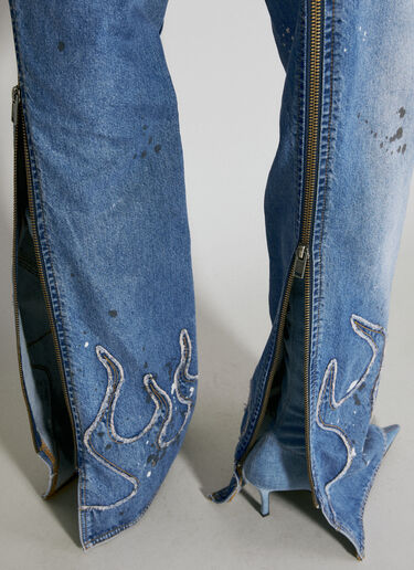 Guess USA Denim Chaps Pants Blue gue0254001
