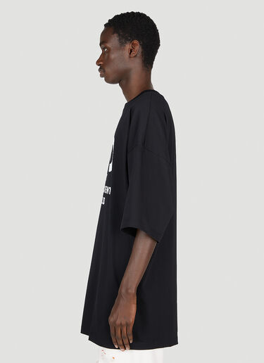 スローガンTシャツ Liberal Youth Ministry スローガンTシャツ ブラック lym0152006