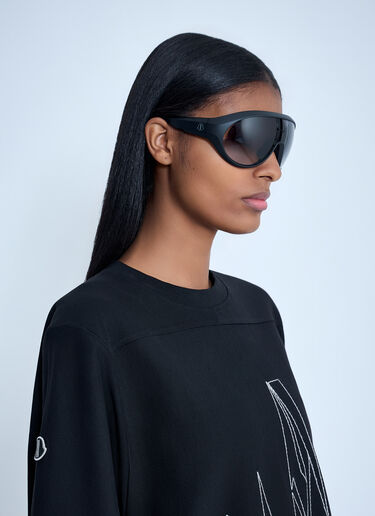 Moncler x Rick Owens Visor Shield Sunglasses Black mcs0363025