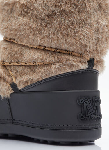 Teddy Ski Boots Max Mara Teddy Ski Boots Beige max0254088