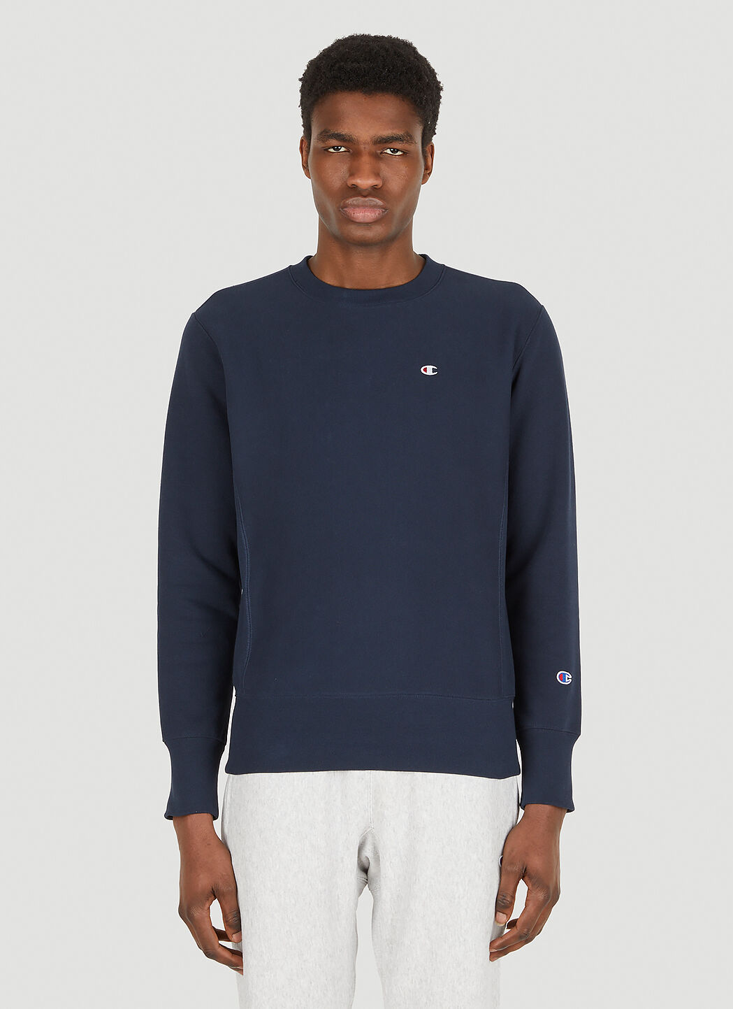 Champion dark blue sweatshirt outlet