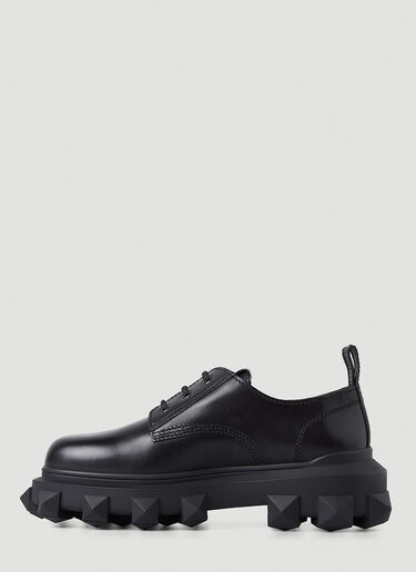 Valentino Trackstud Derby Shoes Black val0147023