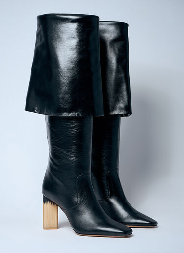 Chloé Georgia Heeled Boots Black chl0259023