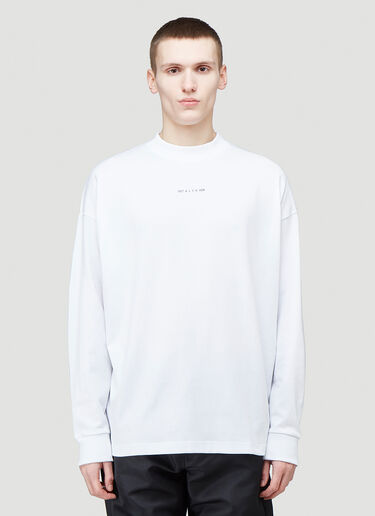 1017 ALYX 9SM Visual Long-Sleeved T-Shirt White aly0143009