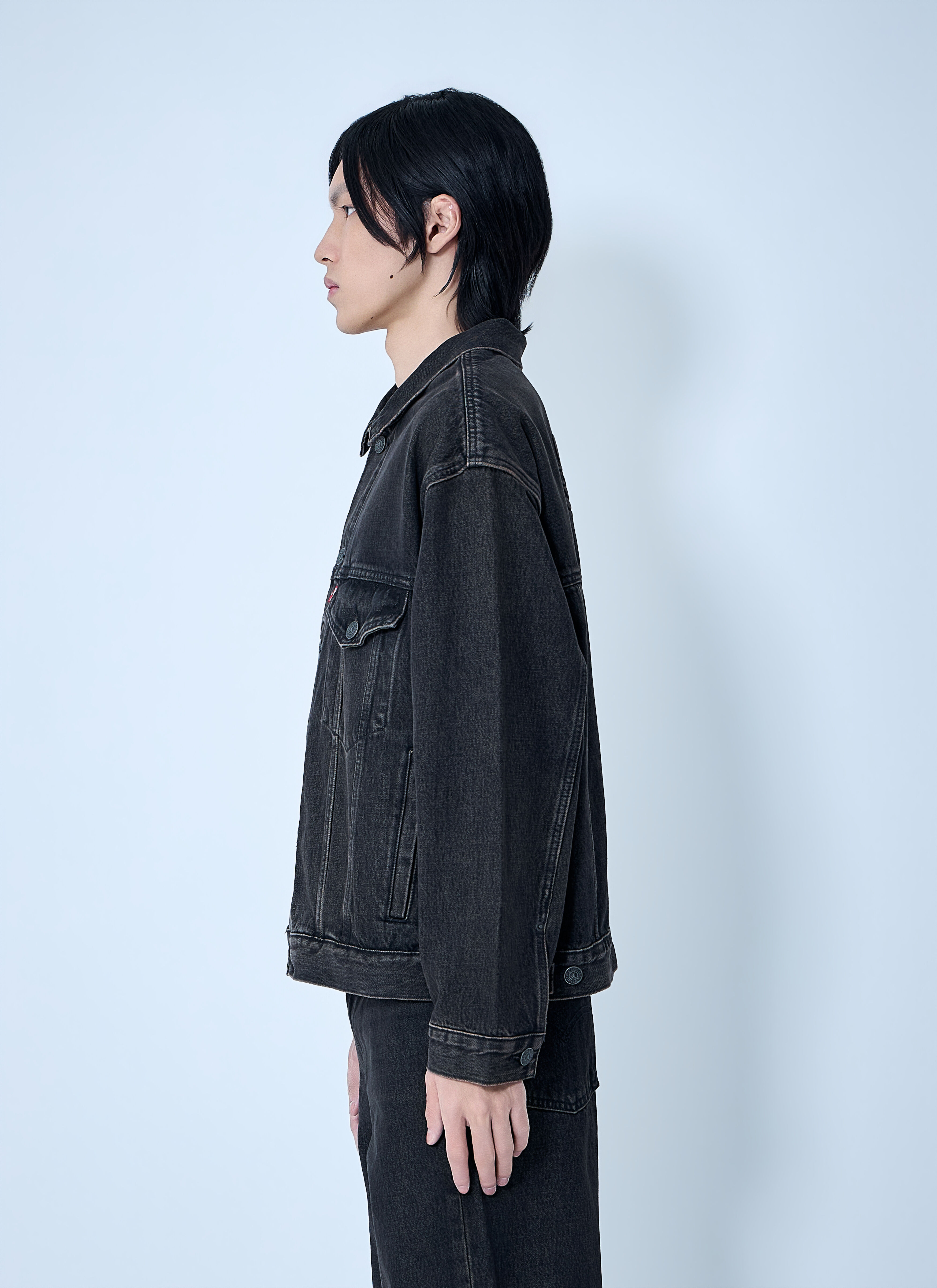 Levi's x Jordan Men's' Type III Trucker Jacket in Black | LN-CC®