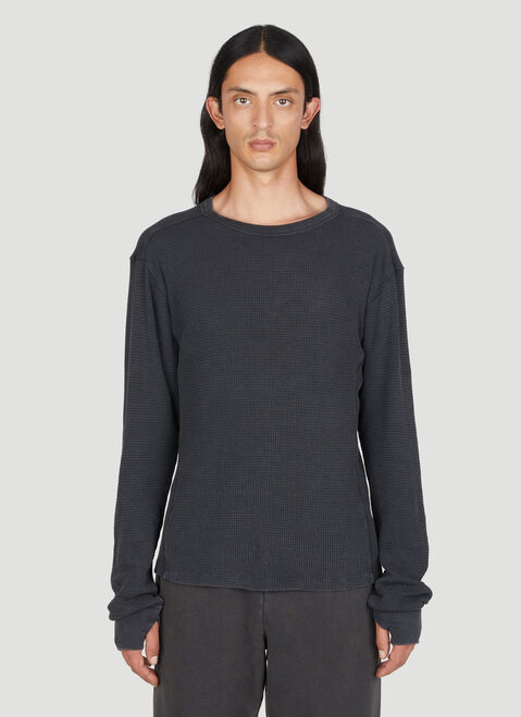 Entire Studios Thermal Long Sleeve T-Shirt Grey ent0353008