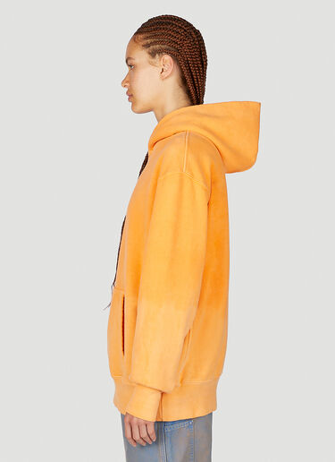 NOTSONORMAL Splashed Hooded Sweatshirt Orange nsm0351017