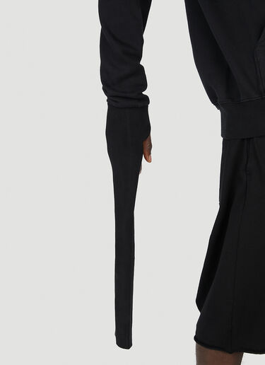 Gauntlet Granbury フード付きスウェットシャツ Rick Owens DRKSHDW Gauntlet Granbury フード付きスウェットシャツ ブラック drk0152011