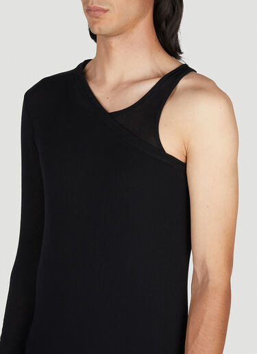 Rick Owens Ziggy Banana Tank Top Black ric0153015