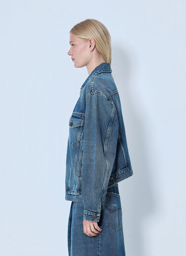 LN-CC® - Balenciaga: Kick Jacket - Blue Balenciaga Kick Jacket Blue bal0264010