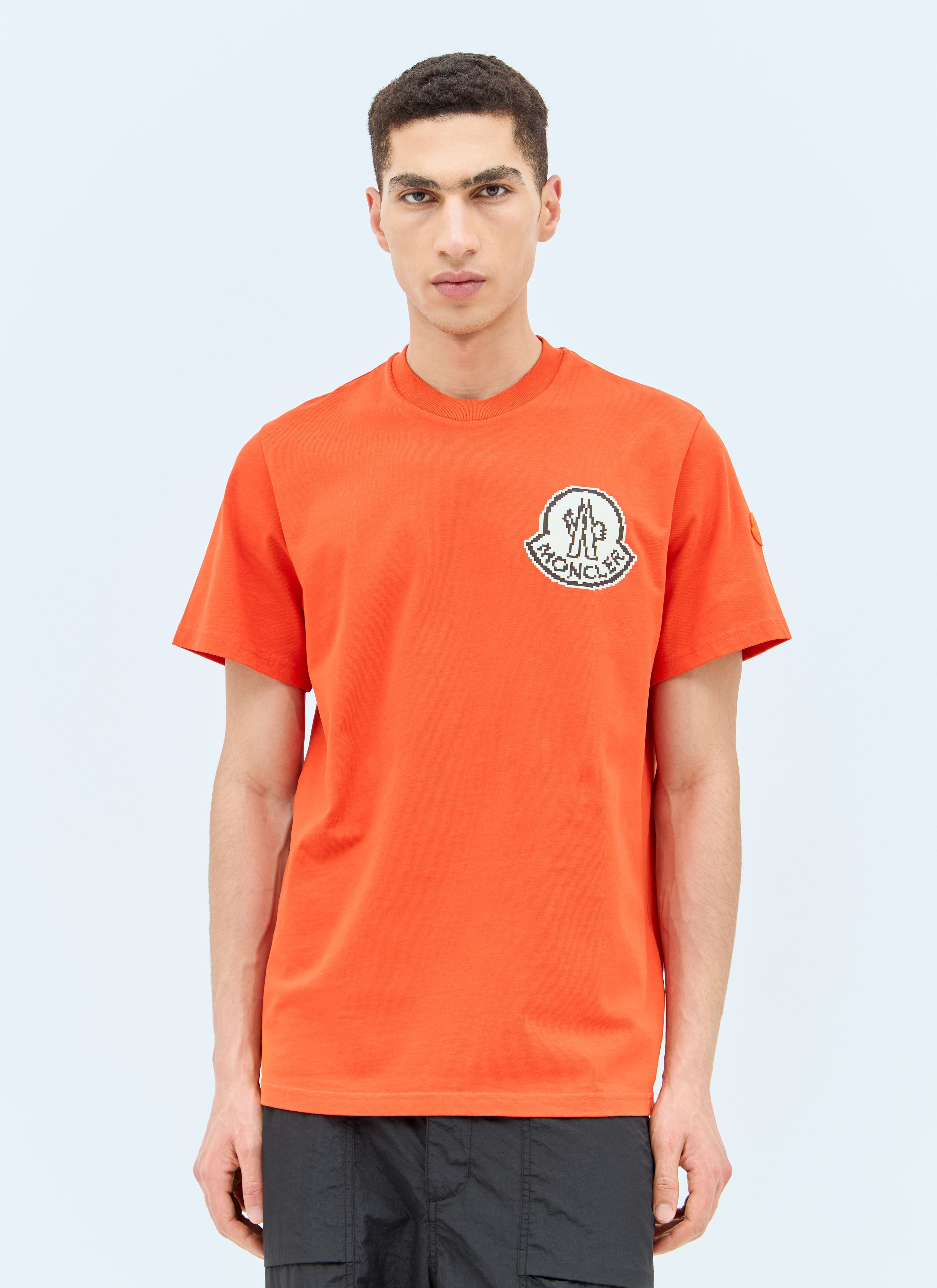 Orange moncler shirt discount