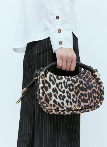 GANNI Knot Mini Handbag Beige gan0254021