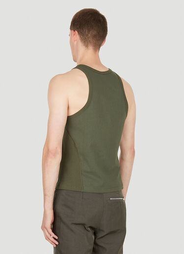 Dion Lee Rib Shift Tank Top Khaki dle0349004