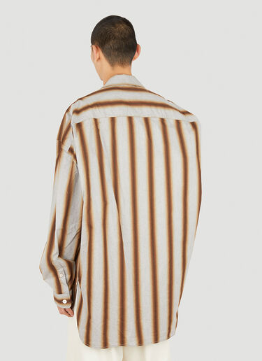 Maison Mihara Yasuhiro Wide Back Stripe Shirt Grey mmy0150007
