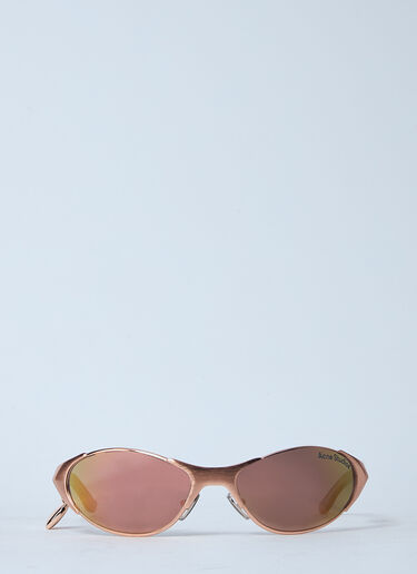 Acne Studios Metal Frame Charm Sunglasses Rose cns0260024