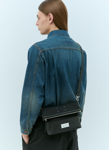 Maison Margiela 小号 5AC Hobo 斜挎包 黑 mla0155041