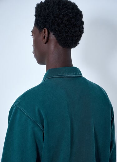 OTW by VANS x Julian Klincewicz Half-Zip Cotton Sweatshirt Green otj0164005
