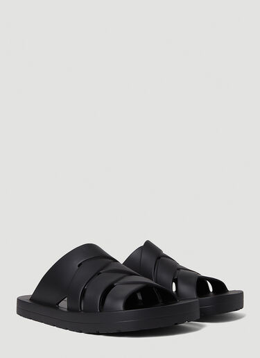 Bottega Veneta Plat Sandals Black bov0151054