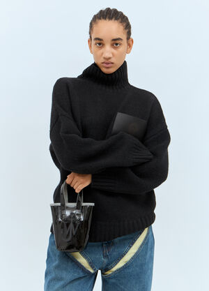 JW Anderson Mini Belt Tote Bag Black jwa0257019