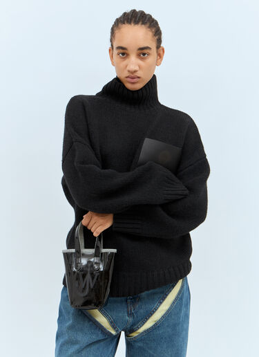 JW Anderson 迷你束带托特包 黑 jwa0257019