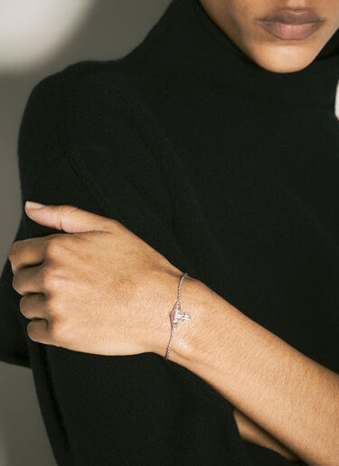 Concetta Bas Relief Pendant Bracelet Vivienne Westwood Concetta Bas Relief Pendant Bracelet Pink vvw0258027