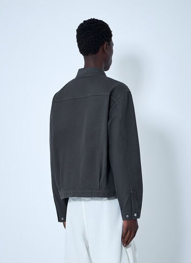 Zip-Front Cotton Jacket Stone Island Zip-Front Cotton Jacket Grey sto0164069