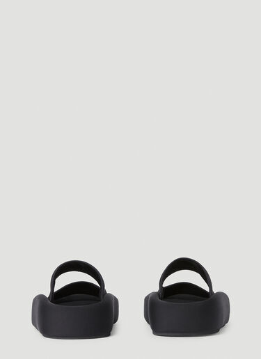 MM6 Maison Margiela Twin Strap Slides Black mmm0152010