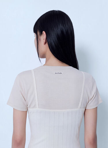 LN-CC® - Acne Studios: Ersilia Top - Beige Acne Studios Ersilia Top Beige acn0265072