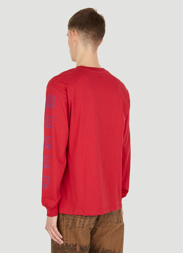 Rassvet Logo Print Long Sleeve T-Shirt Red rsv0150008