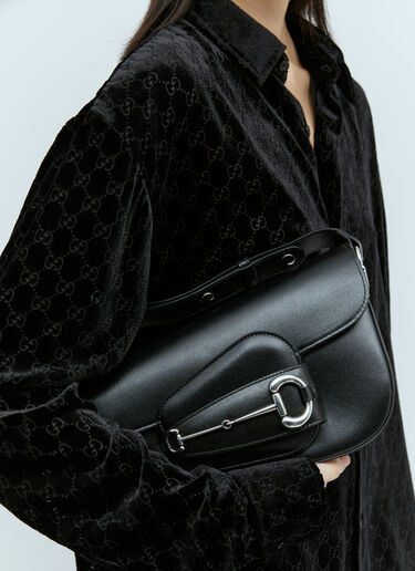 Horsebit 1955 Shoulder Bag Gucci Horsebit 1955 Shoulder Bag Black guc0255146