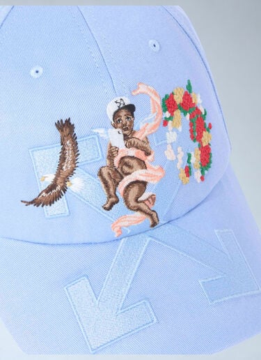 Off-White Fresco Arrow Baseball Cap Blue ofw0260039