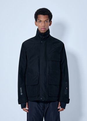Moncler Grenoble Andes Hooded Insulated Ski Jacket Black mog0165007
